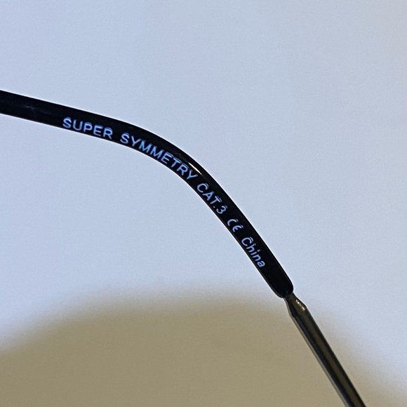 Spitfire Super Symmetry Cat 3 sunglasses clear/mirrored lens NWOT see pics - Picture 9 of 9